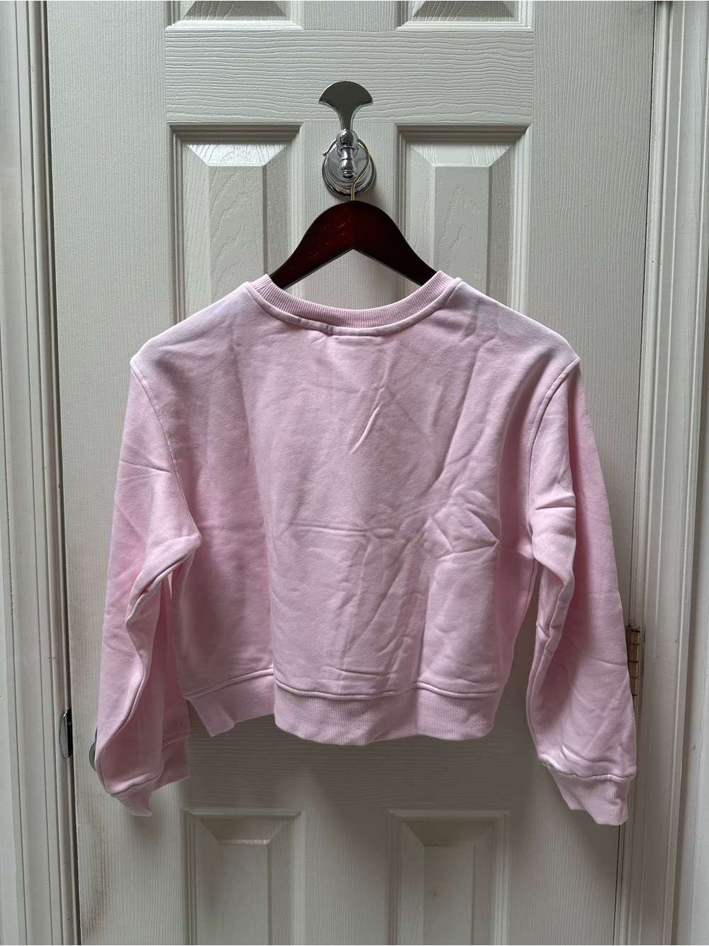 LoveShackFancy x Target Girls' Ella French Terry Bow Pink Sweatshirt Size XXL - Picture 6 of 10